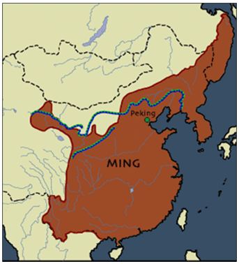 Bản đồ Trung Quốc thời nhà Minh
